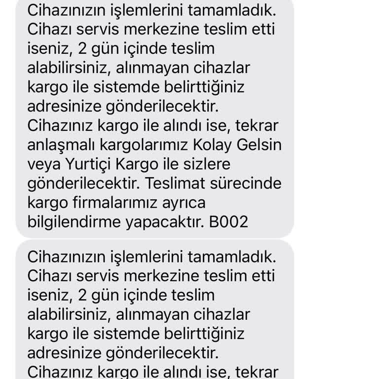 Dyson Servis Arıza Durumda Giden Ürünü Geri Yollamıyor