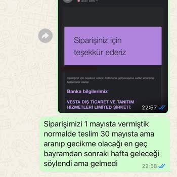 Mösta Mosta Ürün Teslimat Problemi