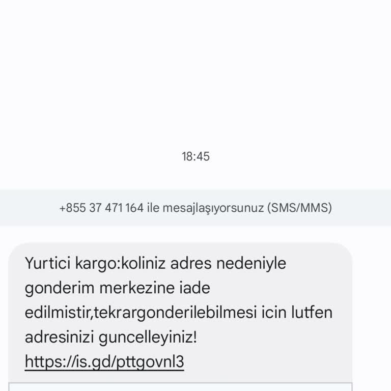 "Koliniz Adres Nedeniyle Gönderim Merkezine İade Edilmiştir" Mesajı!