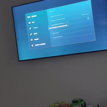 Samsung TV Yayın Kısmı Pasif Durumda