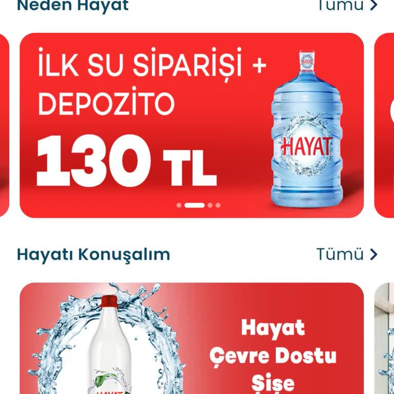 Hayat Su Uygulamada Olsa Da Olmayan Kampanya