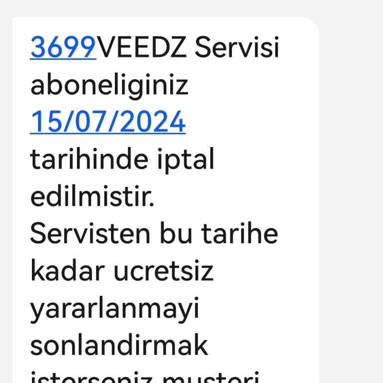 Türk Telekom Veedz 'den Şikayetçiyim