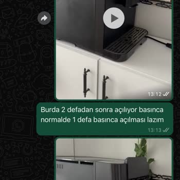 Arçelik Tam Espresso Makinesi Arızalı Değişim Yapmıyorlar