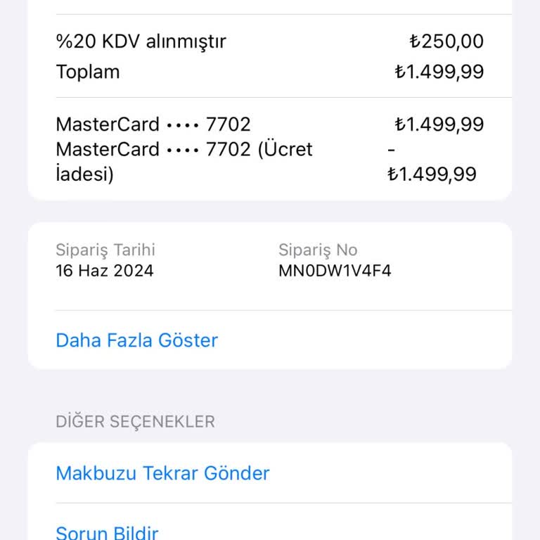 Apple Store Ücret İadesi İstedim Param Hesabıma Yatmıyor