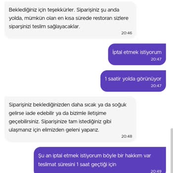 Getir Yemek 1 Saat Geciken Siparişi İptal Etmeyip Beklemeye Zorluyor