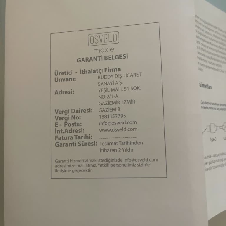 Osveld Masaj Cihazı Garanti Süresi İçinde Bozuldu Ve Elimde Kaldı
