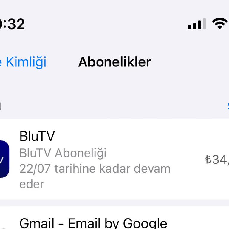 Blue TV Ve Apple Ödeme Bilgileri Güncelleme