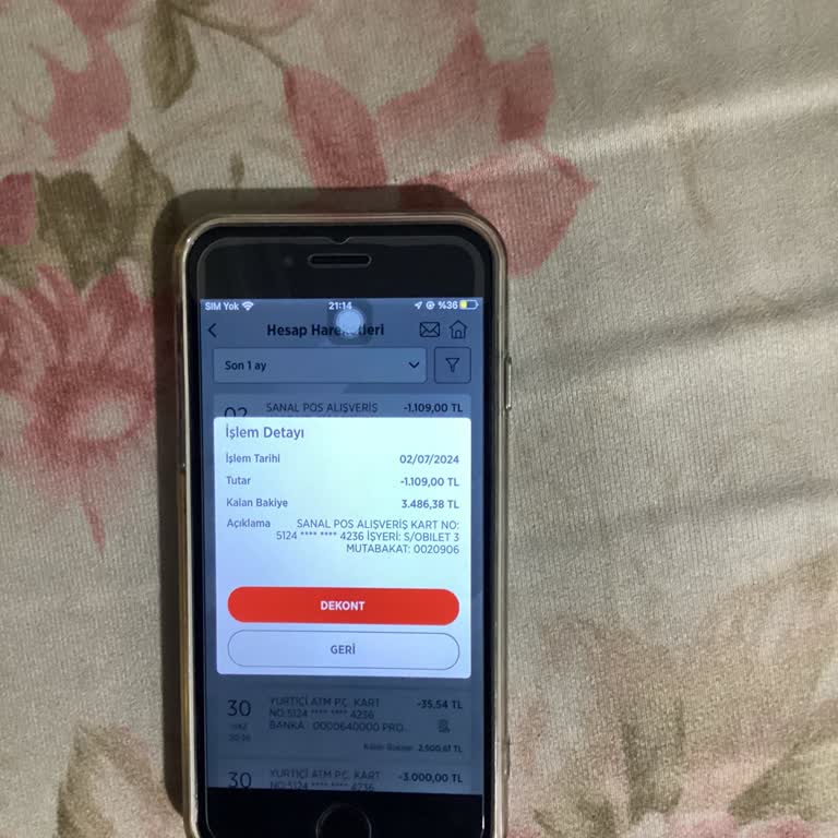 Obilet Bilet Alımında Yaşanan Sorun Ve İade Talebi