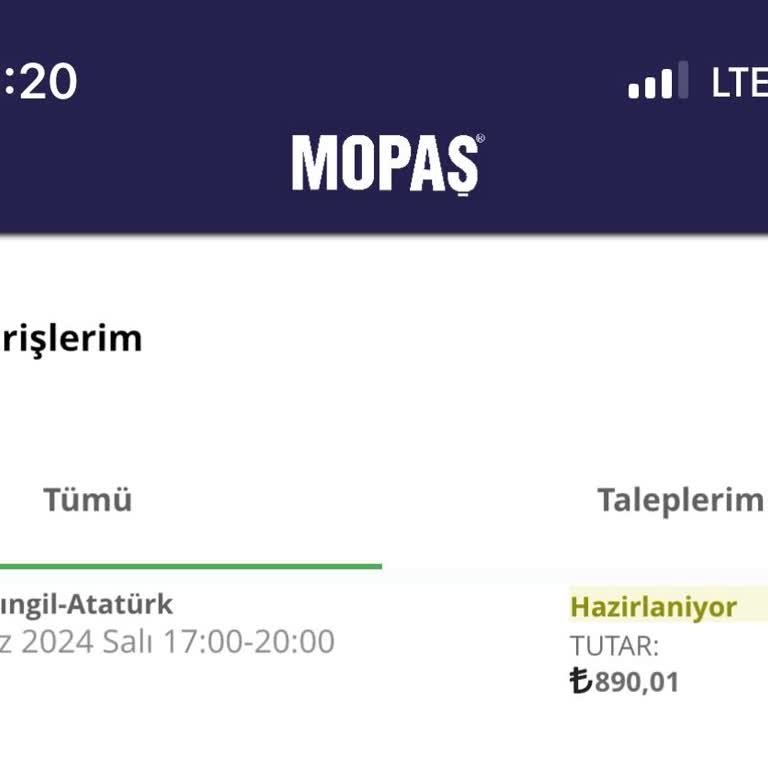 Mopaş App Alışveriş Teslimatının Yapılmaması
