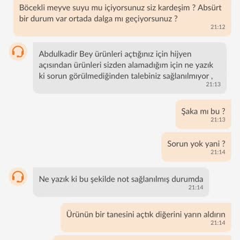 Trendyol Hızlı Market Trendyol Böcekli Meyve Suyunu İçebilirsin Dedi (Ben Organic)