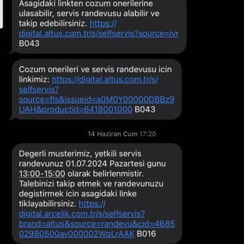 Arçelik Ve Altus Klima Montaj Sorunu: Müşteri Hizmetleri Yetersizliği