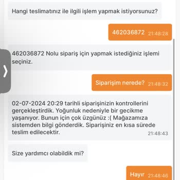 Migros Gecikme Ve İptal Sorunu