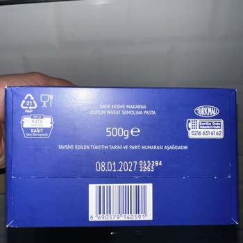 Barilla Makarna Çatlak Çıktı