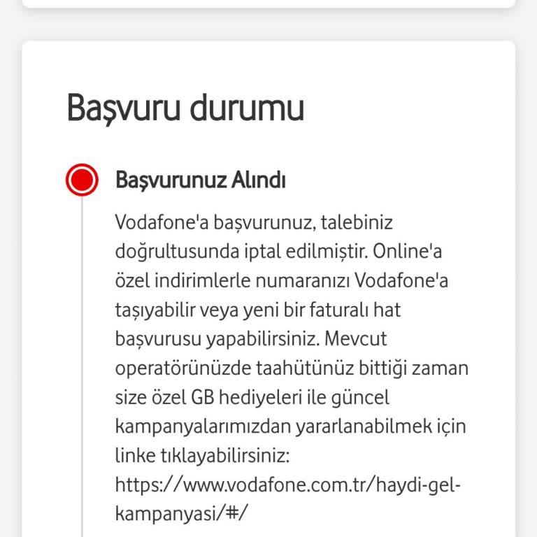 Vodafone Müşteri Hizmetleri Yetersizliği Sorumsuzluk