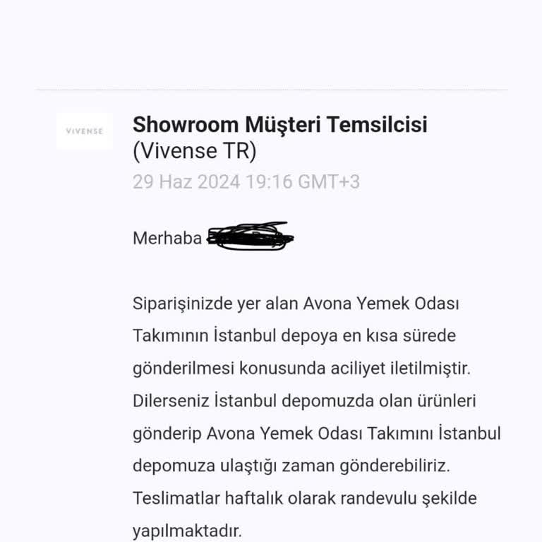 Vivense Ürünümü Getirmiyor! Beylikdüzü Vivense Beni Mağdur Ediyor!