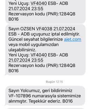 A Jet İle Yaşanan Sürekli Uçuş Değişiklikleri Ve Ekstra Ücretler