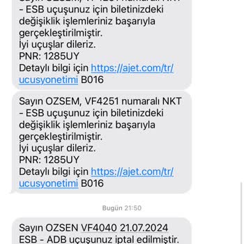 A Jet İle Yaşanan Sürekli Uçuş Değişiklikleri Ve Ekstra Ücretler