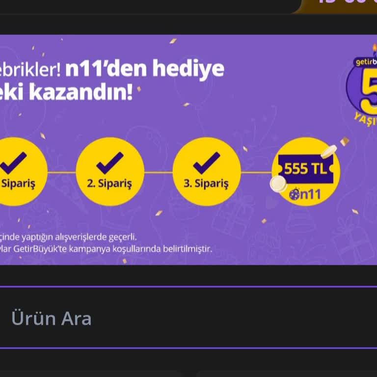 555 TL N11 Kuponu Verilmedi!