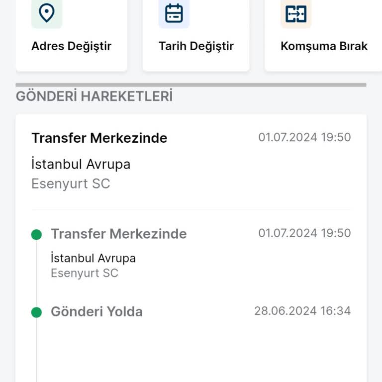 Trendyol Ekspres Asırlık Gecikme