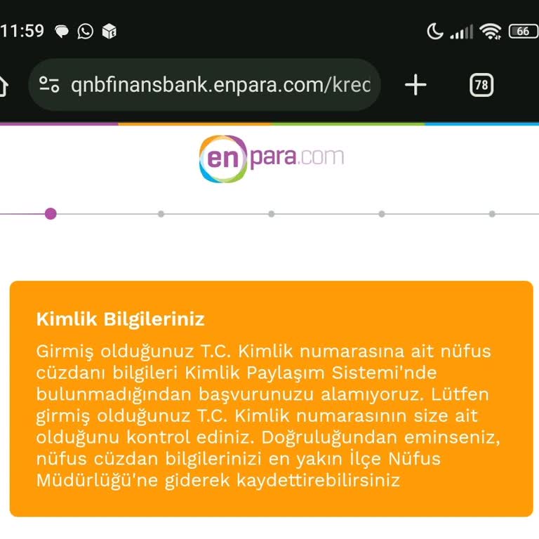 Enpara Kimlik Hatası Yeni Hesap Açma