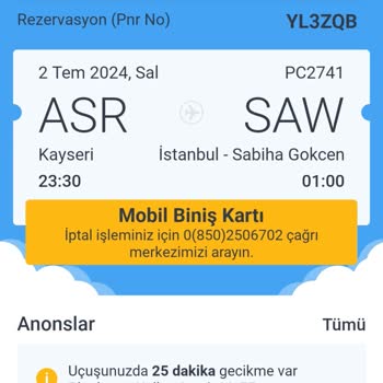 Pegasus Uçuş Gecikmesi Ve Bilgilendirme Eksikliği