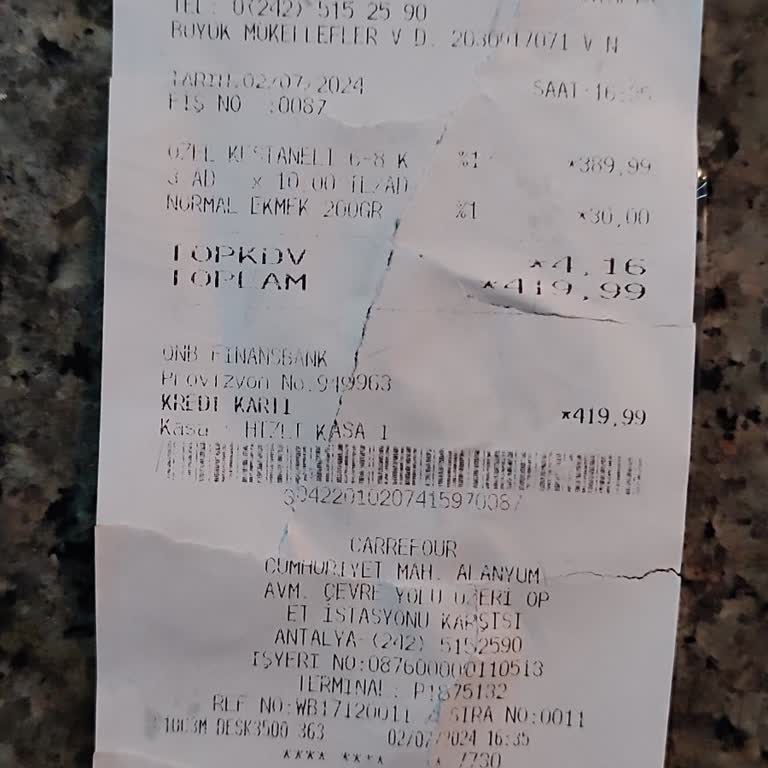 Carrefour SA Bozuk Yaş Pasta Ve Hayal Kırıklığı