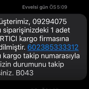 Yurtiçi Kargo Bursa Buttim Şubesi İle Özdilek Alışveriş Şikayetçiyim