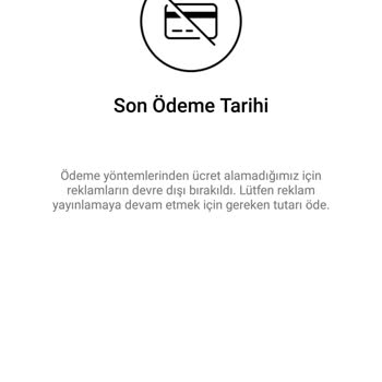 Instagram Reklam Ödemesi Yapamıyorum