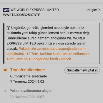 Temu Gümrüğe Takılan Kargolar!