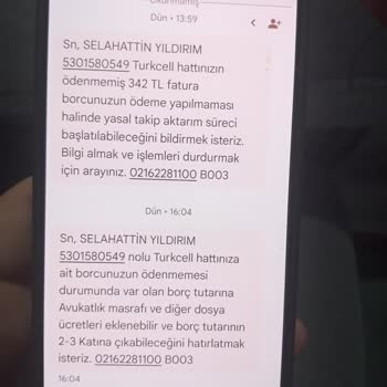 Turkcell Pasif Olan Hatta Sürekli Fatura Çıkarması