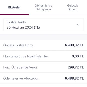 QNB Finansbank Kullanılmayan Kredi Kartından Alınan Faiz Ücretleri