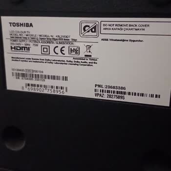 A101 Alınan Toshiba Televizyon