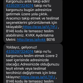 Aras Kargo Kargo Teslim Etmiyor