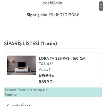 Vivense Ürün Teslimat Sıkıntısı