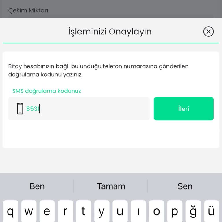 Bitay Para Çekemiyorum Destek Talep Ediyorum