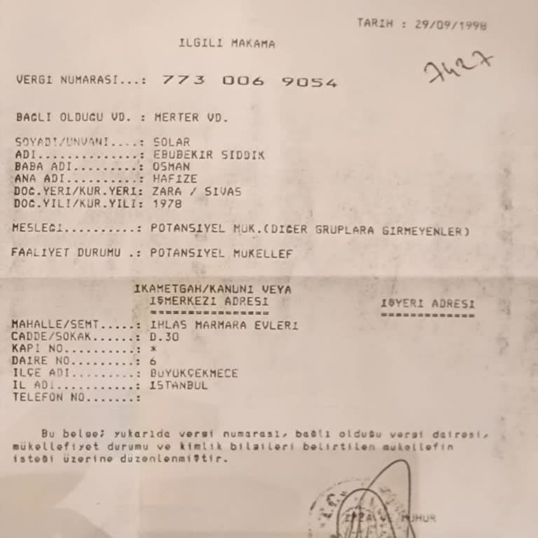 SGK Vergi Mükellefiyeti Gözükmüyor