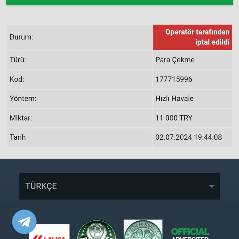 Betwoon Çekim İşlemim İptal Edildi Parama El Koydunuz