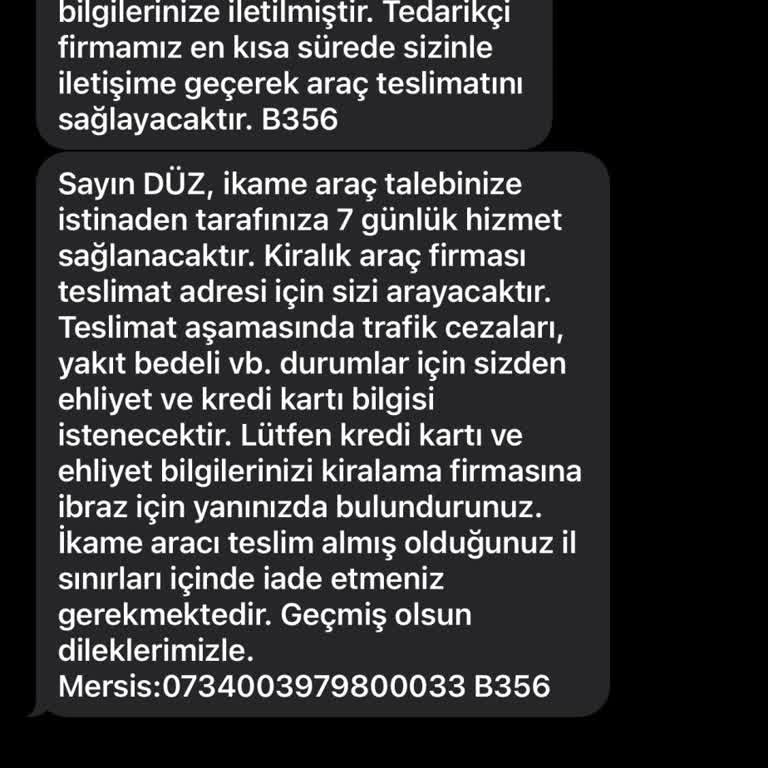 Ray Sigorta Ray Kasko İkame Araç