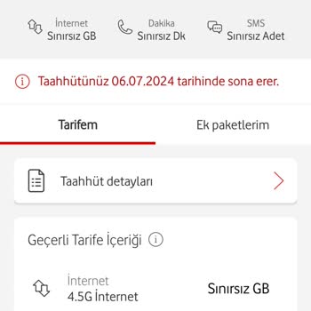 Vodafone Yüksek Fiyat Artışı