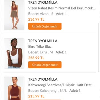Trendyolmilla Eksik Ürün Gönderdi. Ne Ürün Ne Para İadesi Yapmıyor.