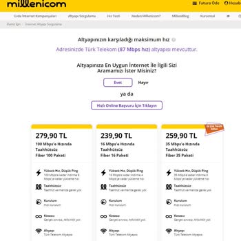 Millenicom Faturada Adaletsizliğin Giderilmesi.