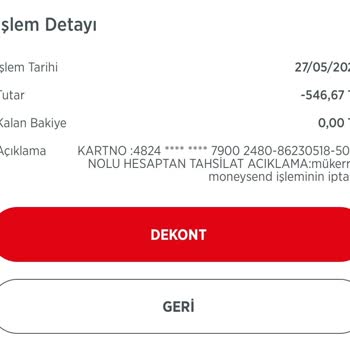 Ziraat Mobil'de Yetkisiz Para Çekimi Sorunu