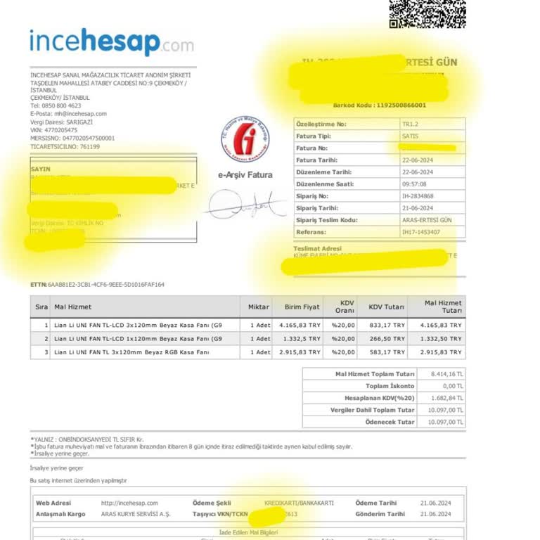 İncehesap Kargo Sorunu Ve Zorunlu İade Deneyimi