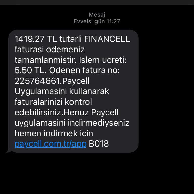 Paycell Yanlış Ödeme Hakkında