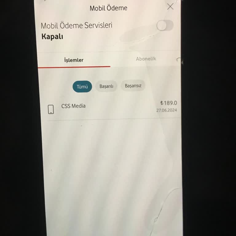 Vodafone Tarafından Bilgim Dışında Css Media Üyeliği Yapılmış