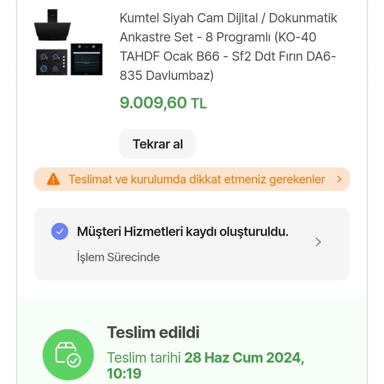 Hepsiburada Siparişim Teslim Edilmedi