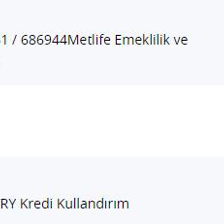 Metlife Emeklilik Ve Hayat Kredi Hayat Sigorta İptali