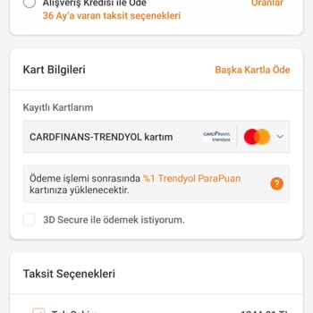 CardFinans Trendyol Kredi Kartı Para Puanları Kullandırtmıyor