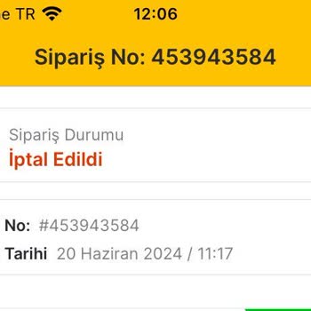 Migros İptal Ettiğim Siparişin İadesini Yapmıyor