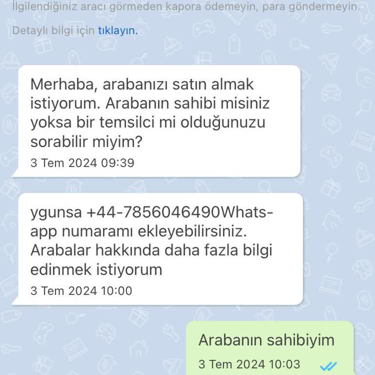 WhatsApp +44 Numara İle WhatsApp Görüşmesi
